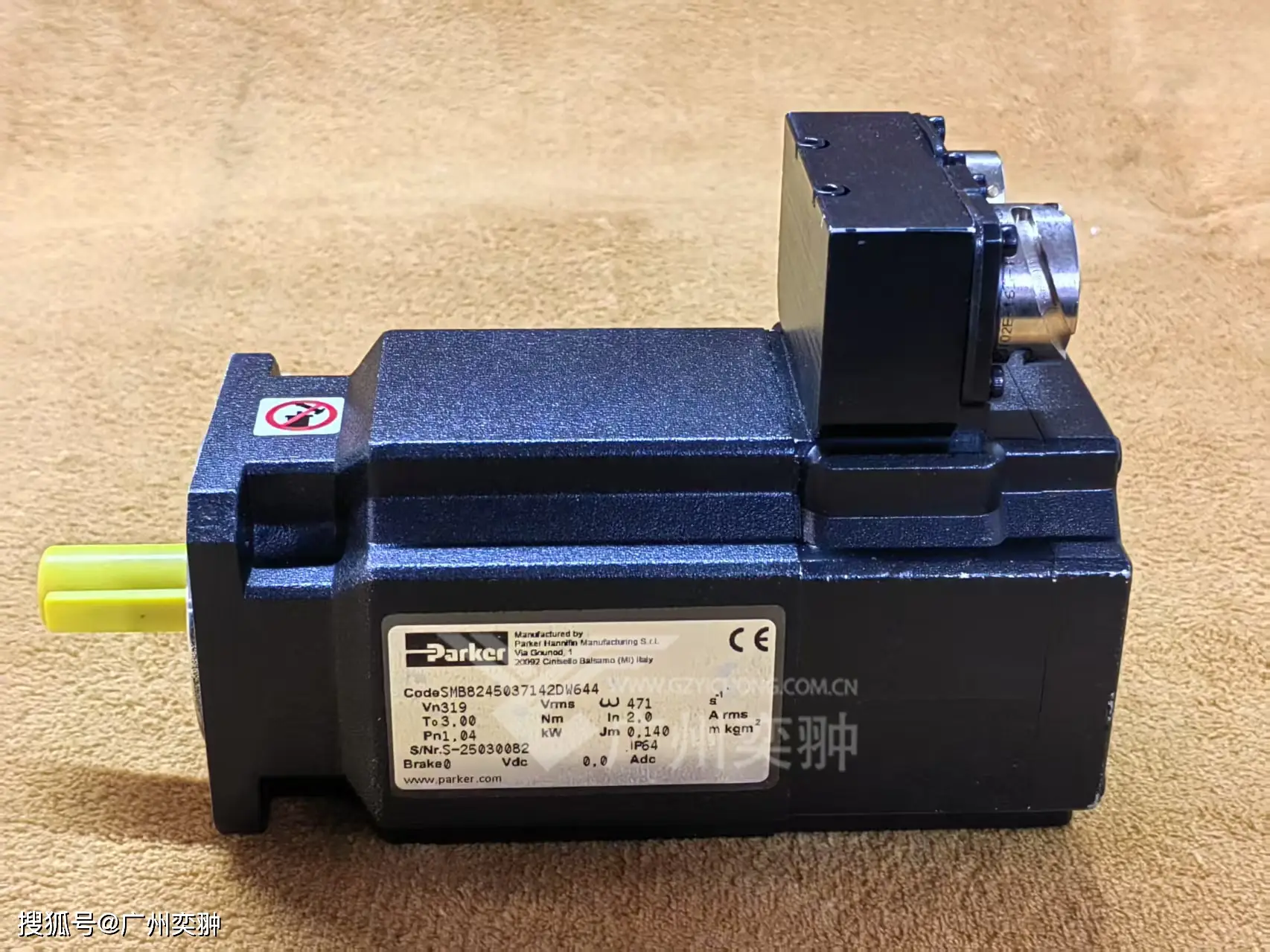 PARKER派克SMB8230035192I652、SMB8245038192I652無刷伺服電機